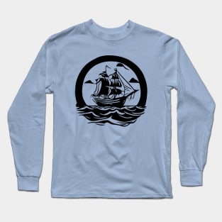 Pirate Ship Long Sleeve T-Shirt